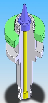 金型入子組図（３D）